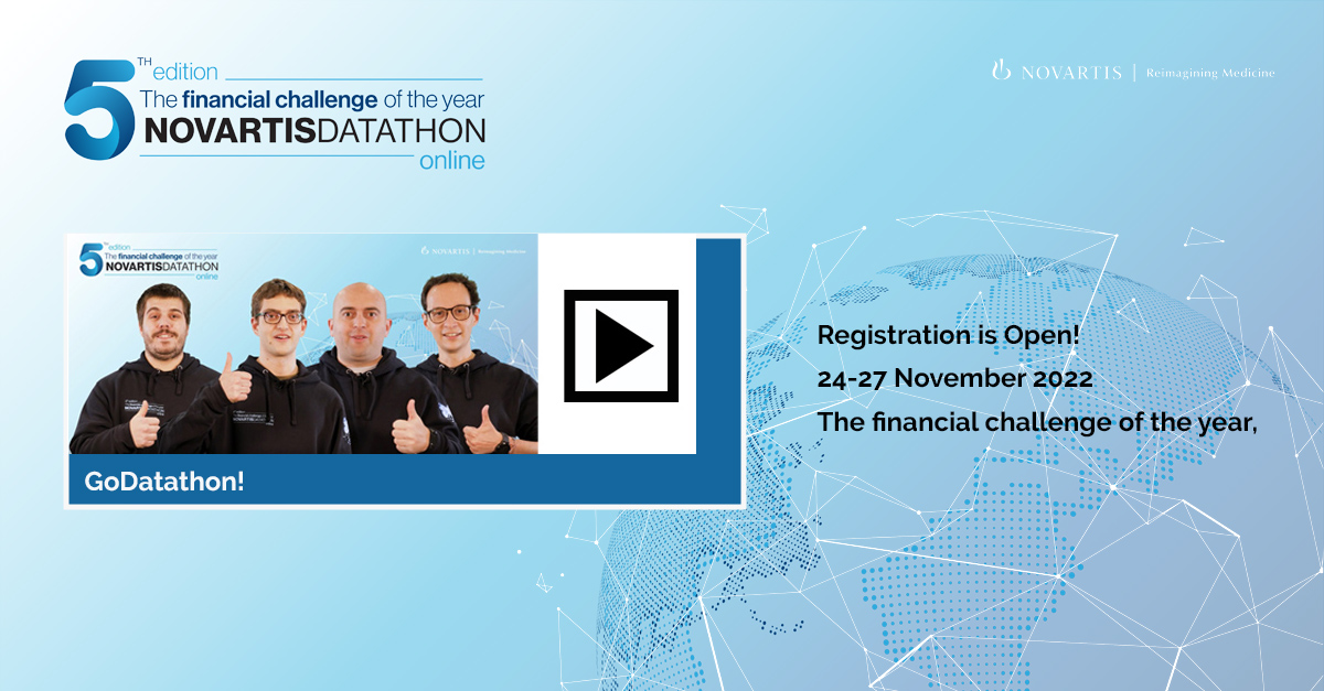 Imagen de Arranca la 5ª edición de la Datathon de Novartis: The financial challenge of the year