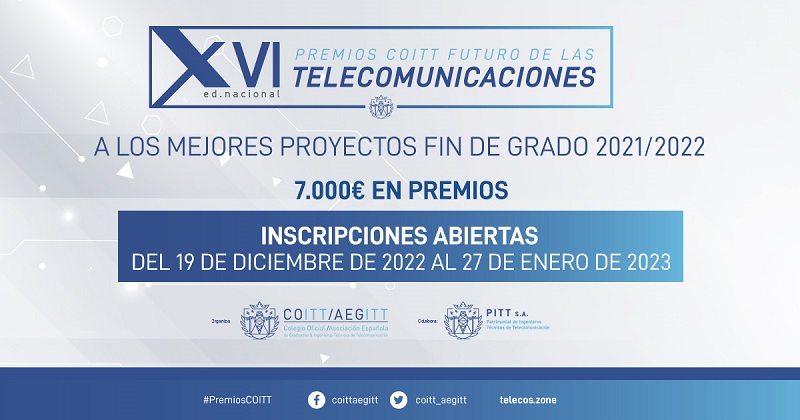 Imagen de Los XVI Premios Futuro de las Telecomunicaciones amplían sus premios, categorías y criterios de participación