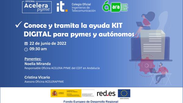 Imagen de Jornada Informativa Conoce y tramita la ayuda KIT DIGITAL para pymes y autónomos