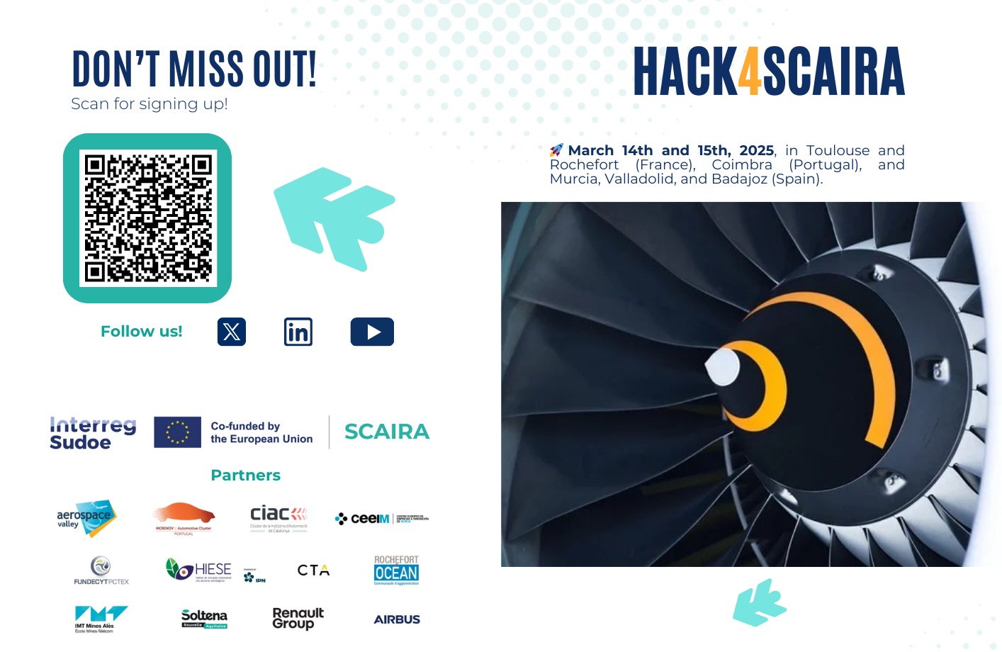 Imagen de HACK4SCAIRA: Abiertas las preinscripciones para participar en la Hackathon