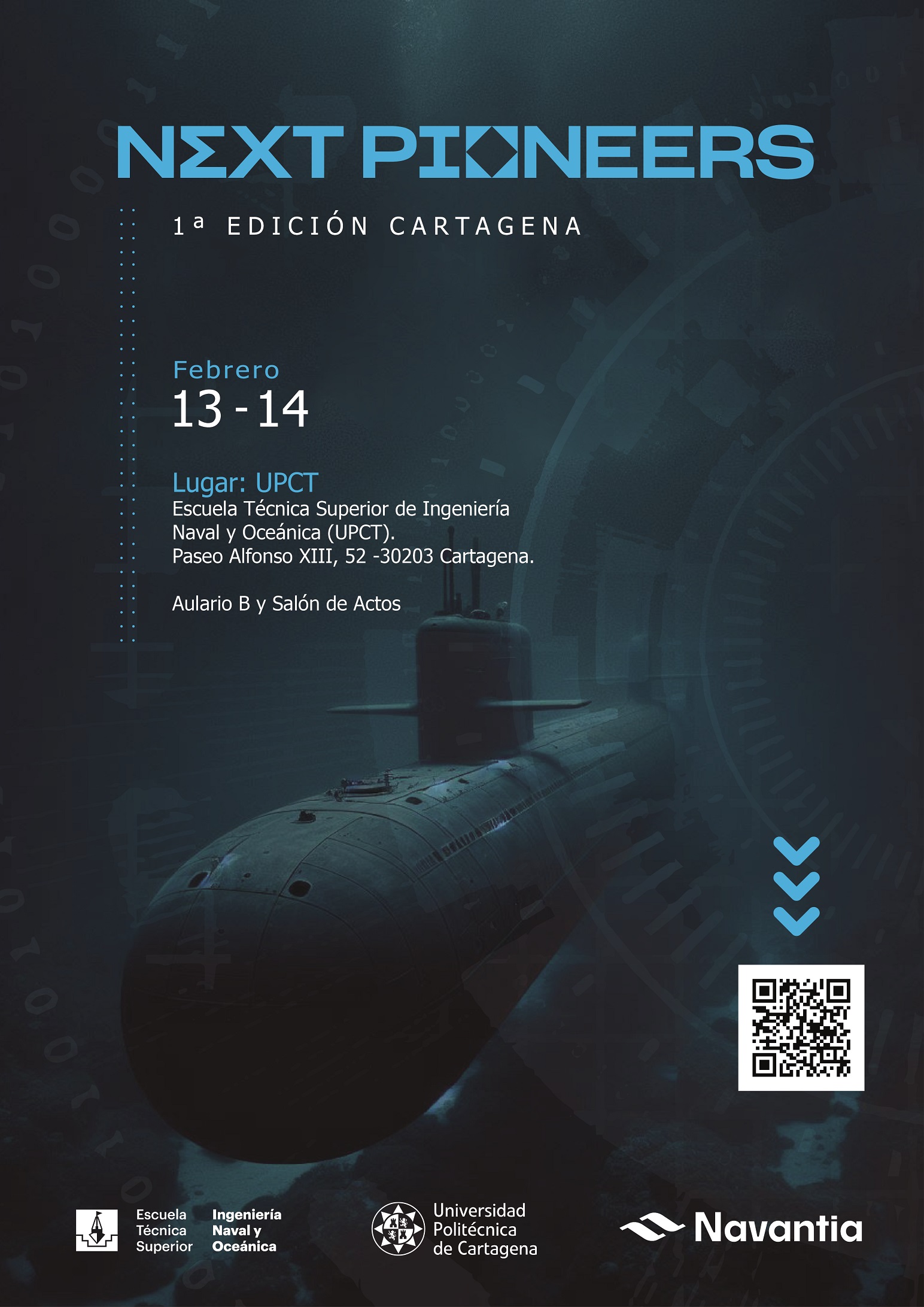 Imagen de Navantia Next Pioneers. Hackathon 2025. Cartagena-UPCT