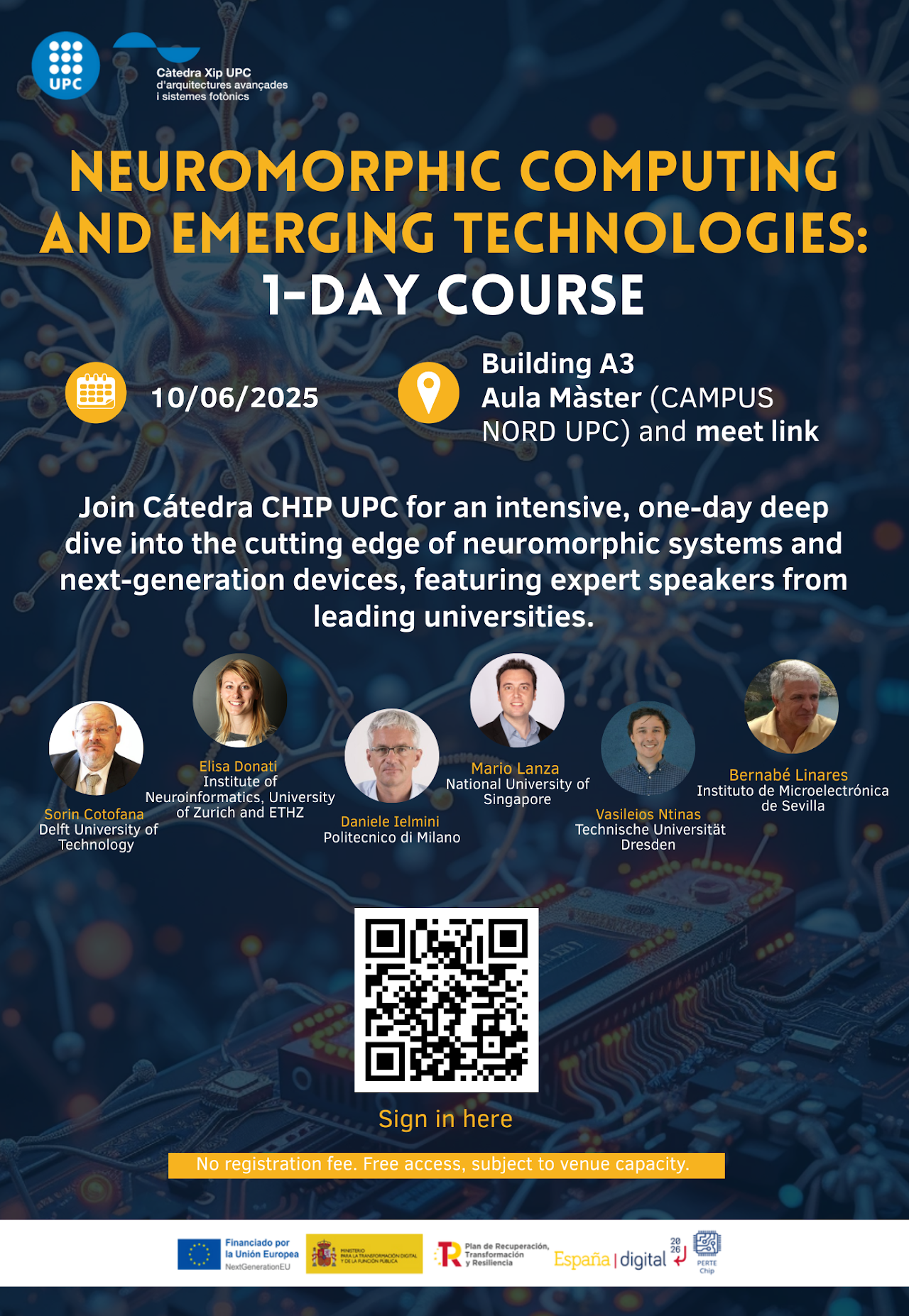 Imagen de La Universitat Politècnica de Catalunya (UPC) lanza curso pionero en Computación Neuromórfica con respaldo europeo