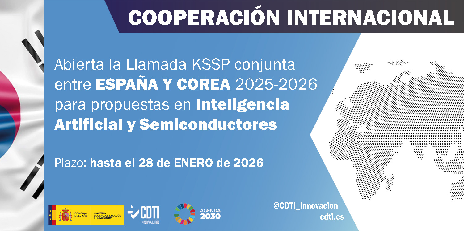 Imagen de dos convocatorias en colaboración del CDTI con sus equivalentes de Corea y Taiwán